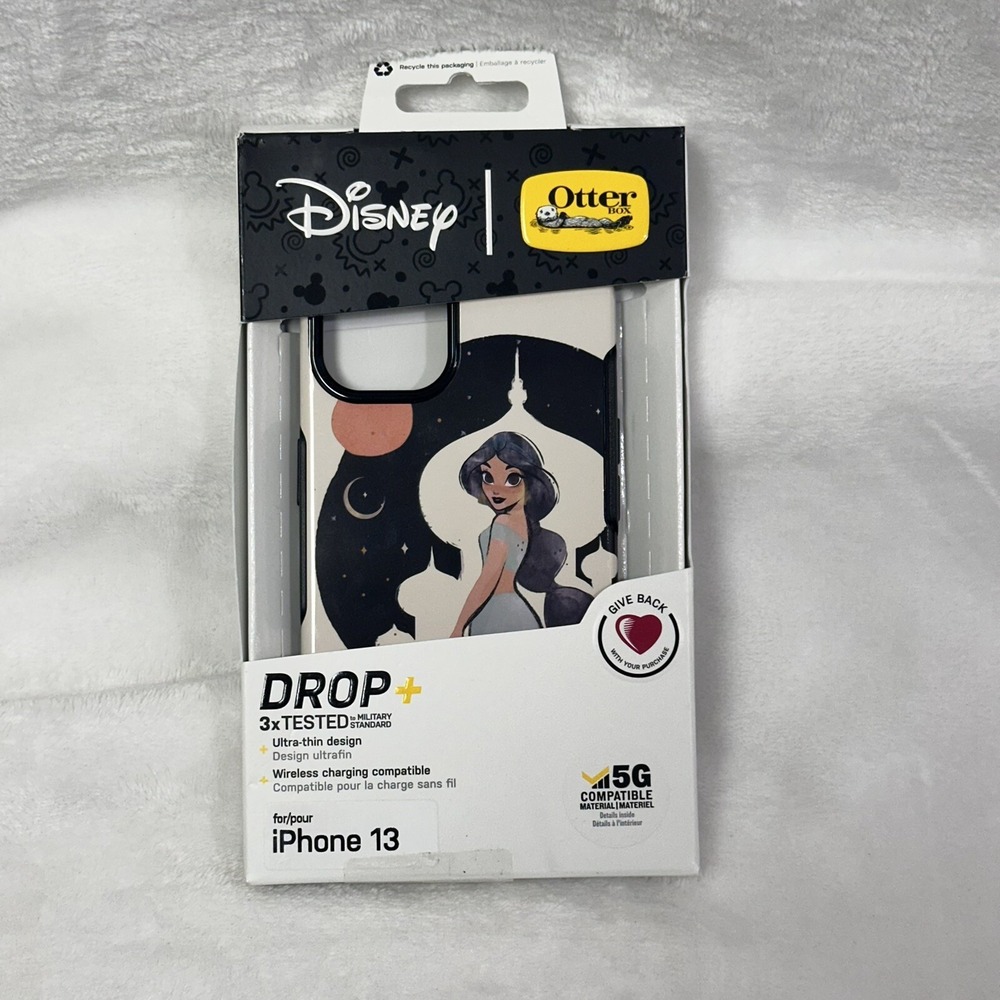 OtterBox Princess Jasmine Drop+ Ultra Thin Design Case For‎ iPhone 13 NIB
